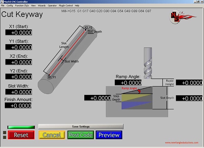 Cut Keyway Mach3 Add-ons